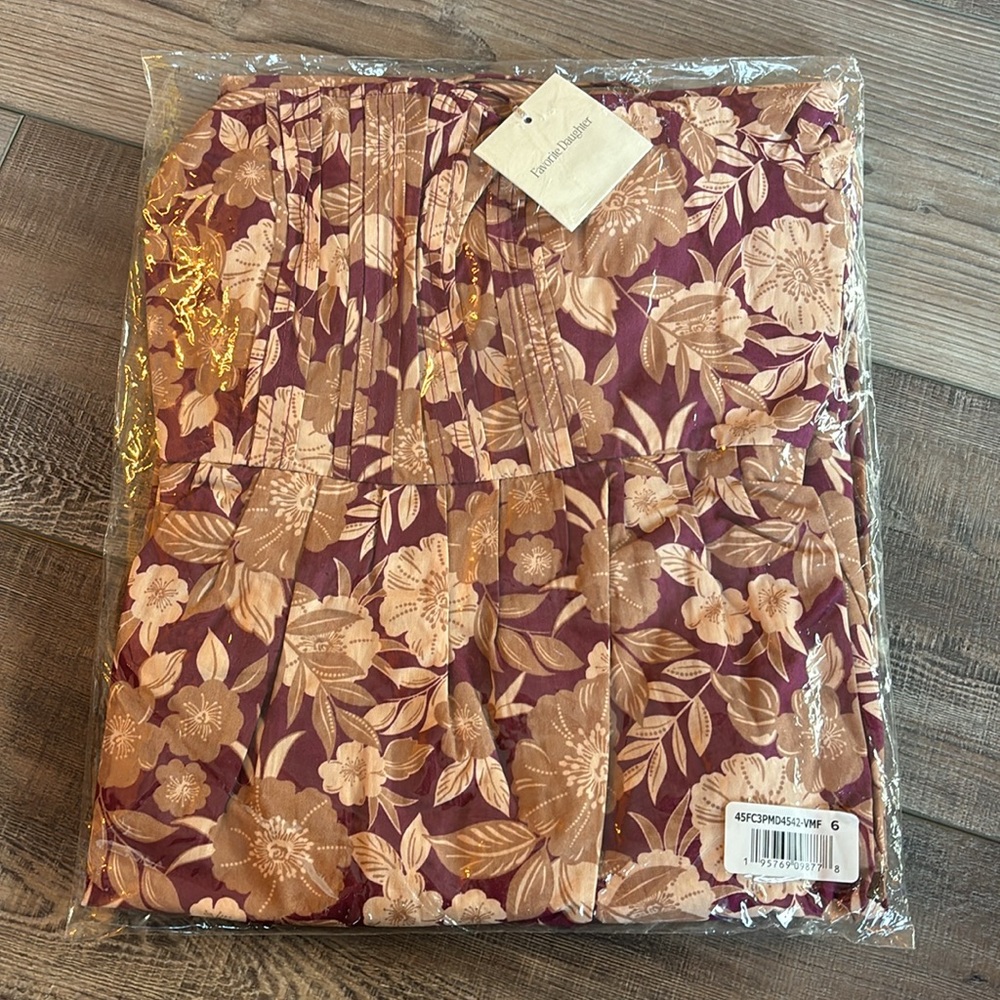 Favorite Daughter The Mirka Dress in Vintage Multi Floral Size 6 - Picture 5 of 7